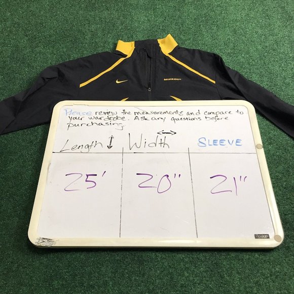 Nike Fit Storm Mizzou Missouri Tigers Jacket Windbreaker Sz M Womens Full Zip - Picture 5 of 8